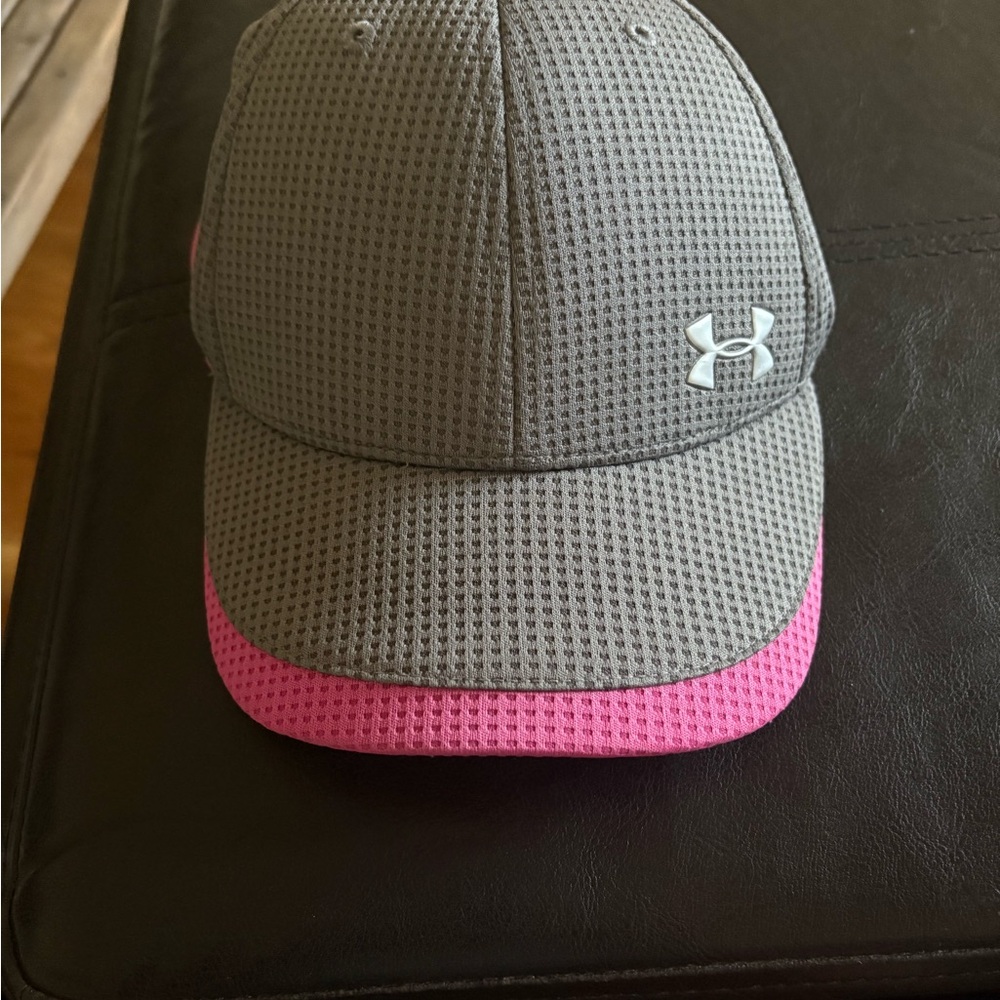 Under Armour Pink and Gray Women's Cap